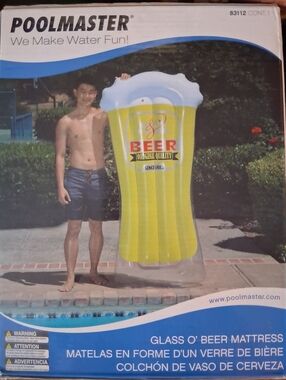 Large Glass O Beer Float